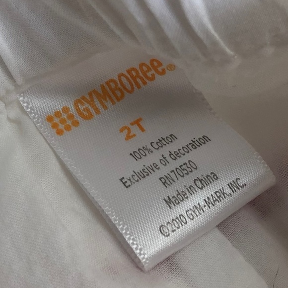 Toddler Girls White Peasant Skirt - Picture 3 of 3